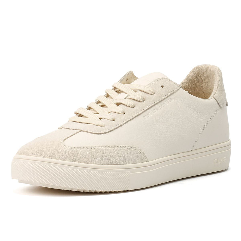 Clae Deane Leder Herren Weiße Sneakers