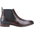 Pod Frank Leder/Textil-Herrenstiefel In Kastanienbraun
