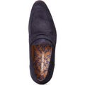 Base London Bruno Herren Mokassins Aus Leder In Marineblau