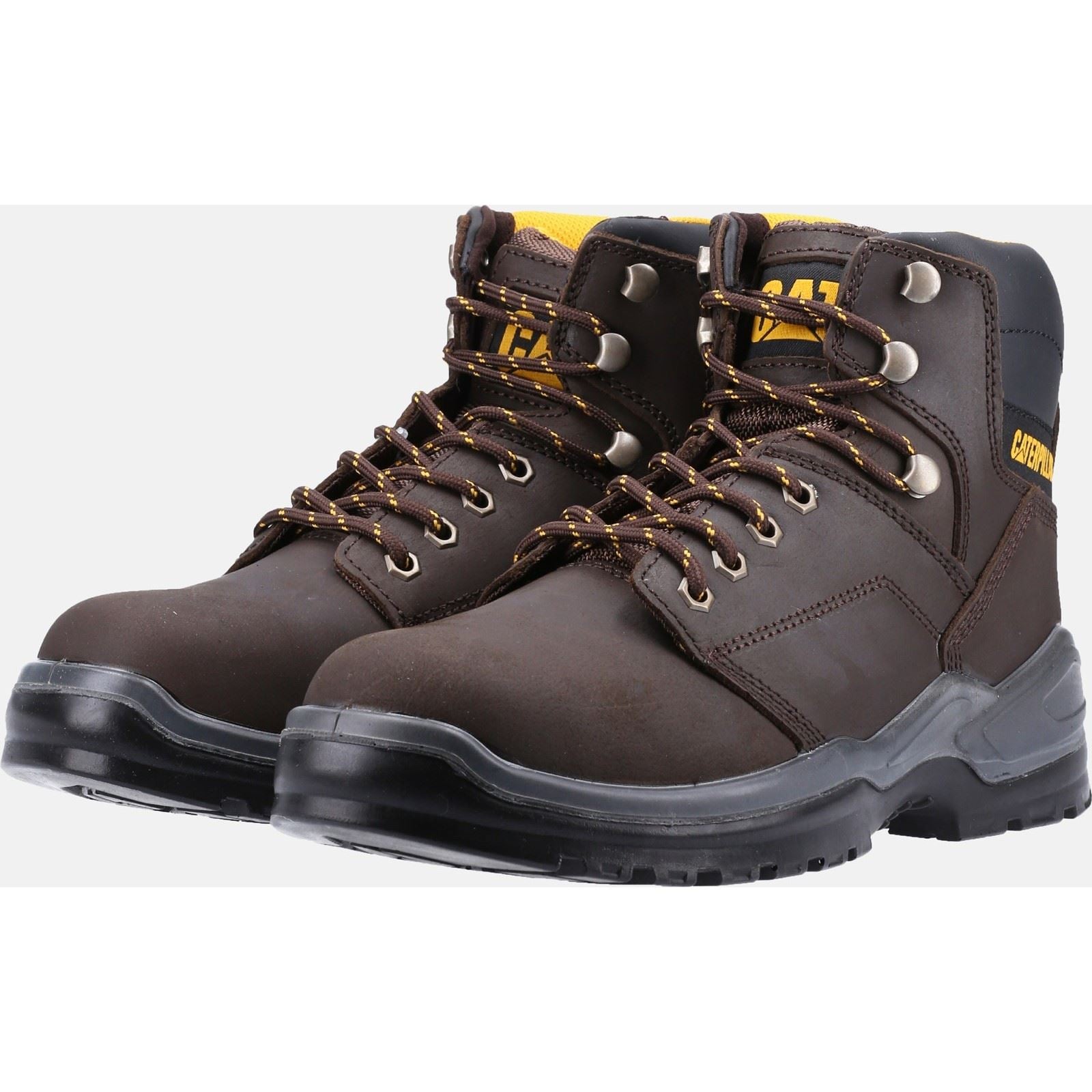 Caterpillar Striver Leder Braune Sicherheitsstiefel
