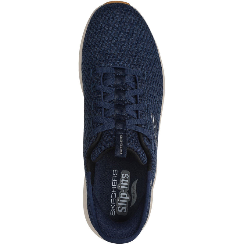 Skechers Arch Fit 2.0 Look Ahead Textile Herren Turnschuhe In Marineblau