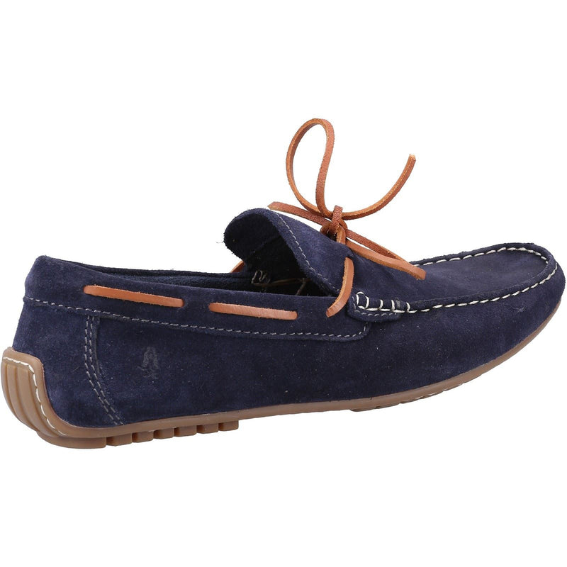 Hush Puppies Reuben Wildleder Herren Navy Bootsschuhe