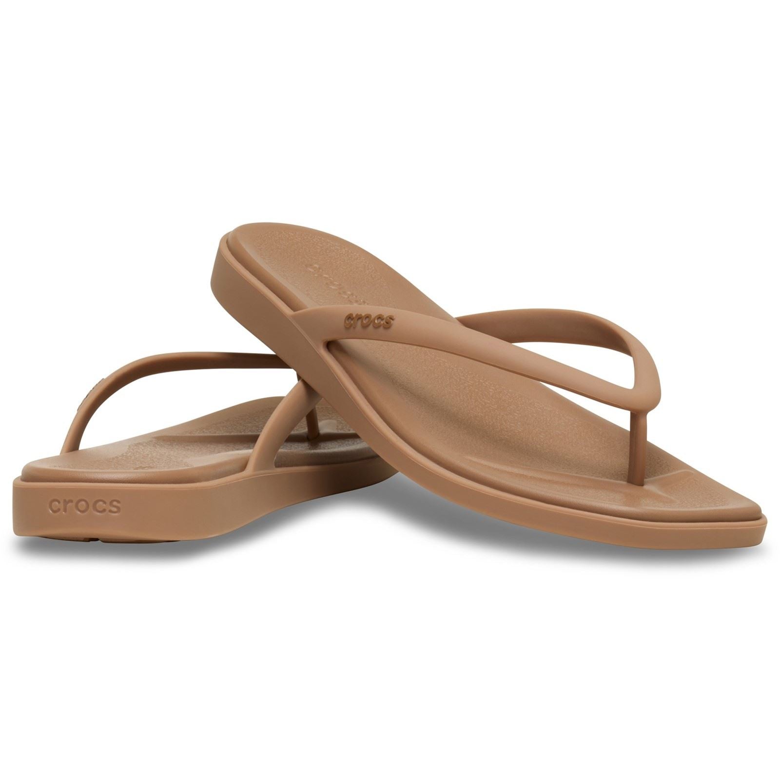 Crocs Miami Eva Damen Milchschokoladen Flip-Flops