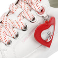 Karl Lagerfeld Kapri Valentine Pendant Damen Sneaker Aus Weißem Leder
