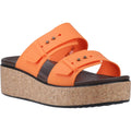 Crocs Brooklyn Buckle Damen Topaz Keilabsätze