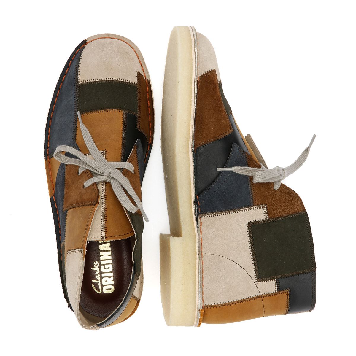 Clarks Originals Desert Patch Herren Stiefel Aus Wildleder In Braun