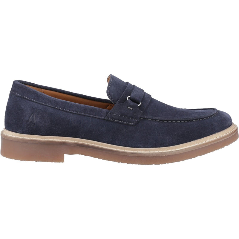 Hush Puppies Gryffin Herren Lederslipper In Marineblau