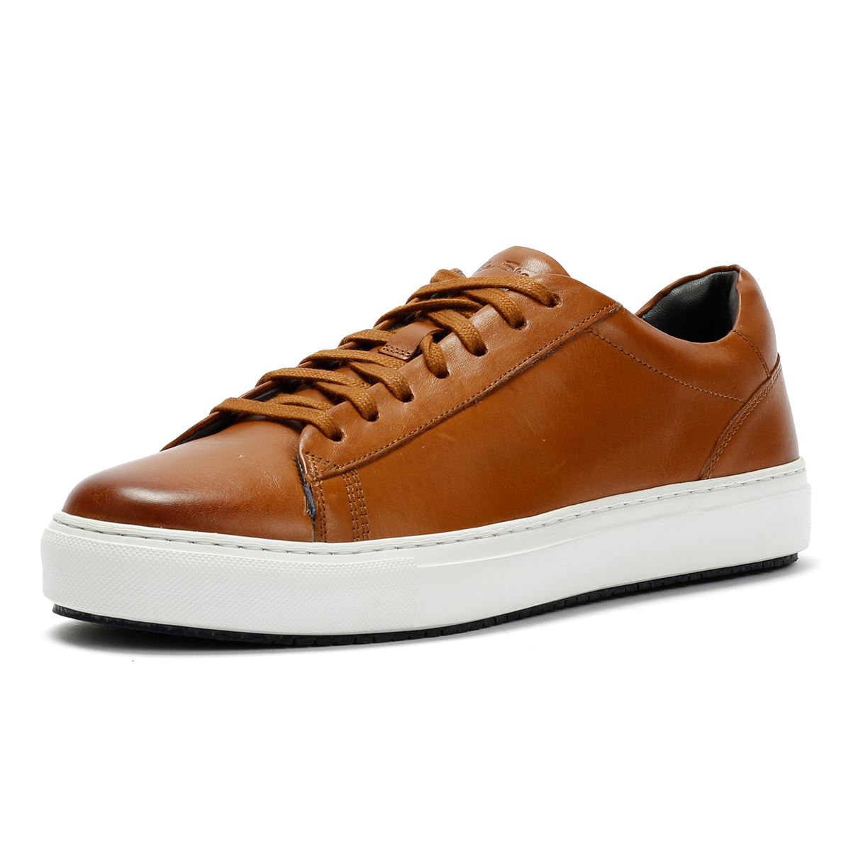 Ben Sherman Ace Cupsole Leder Herren Braune Sneaker