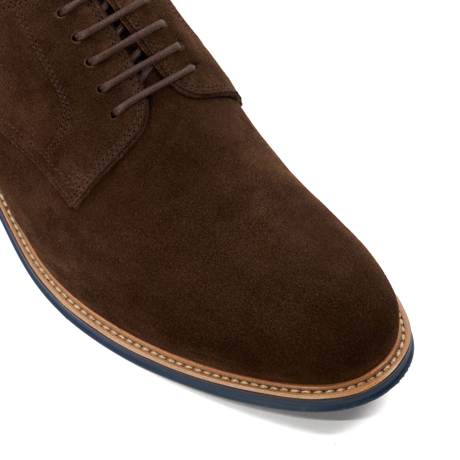 Dune Stanley Herren Schnürschuhe aus braunem Leder