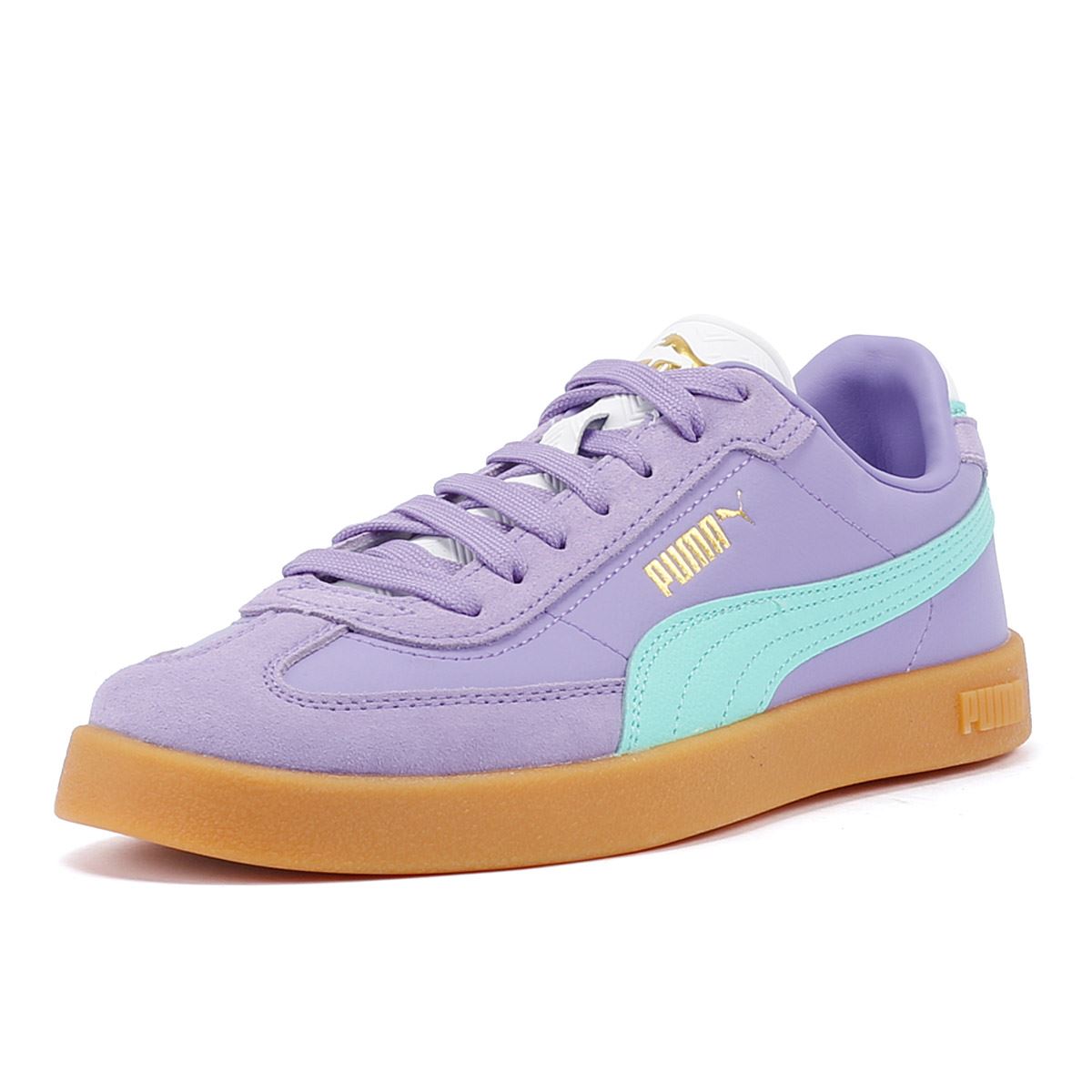 Puma Club II Era Damen Sneaker Aus Lila/Blauem Wildleder