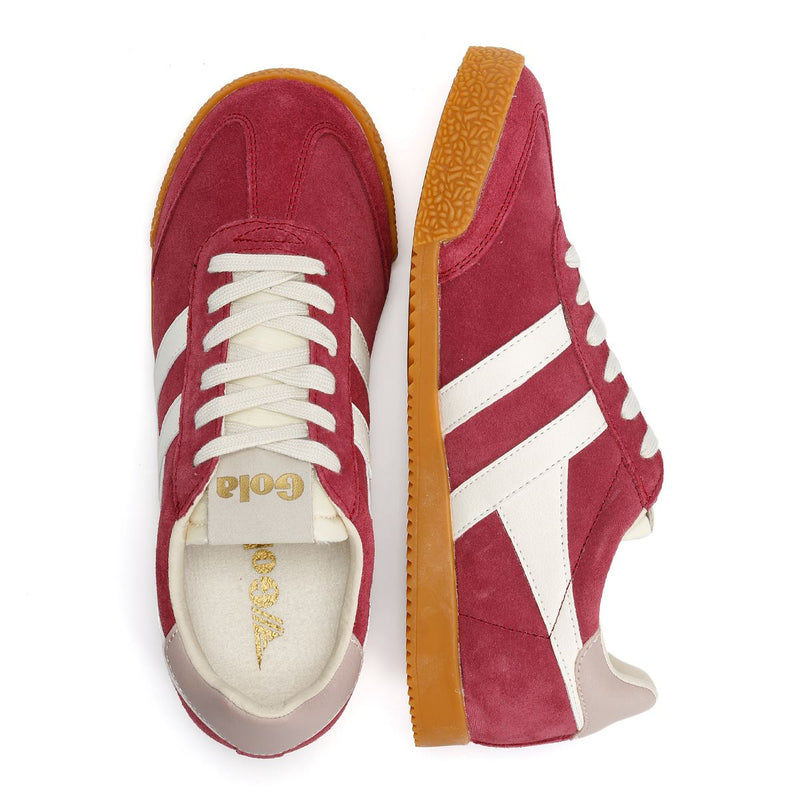 Gola Elan Damen Sneaker Aus Wildleder In Rot