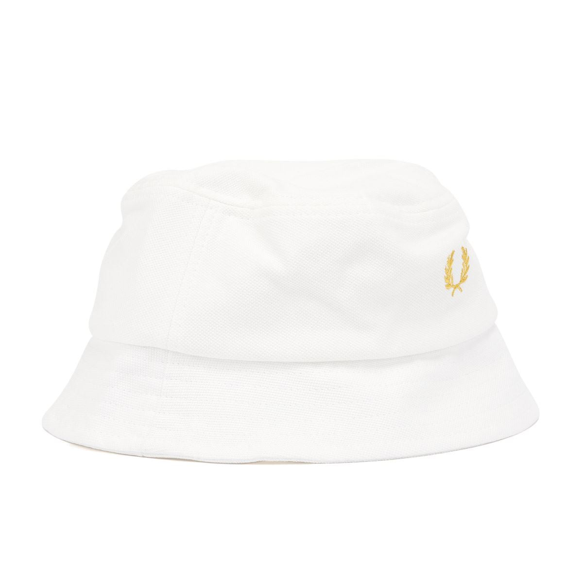 Fred Perry Pique Baumwollweiße Fischerhüte