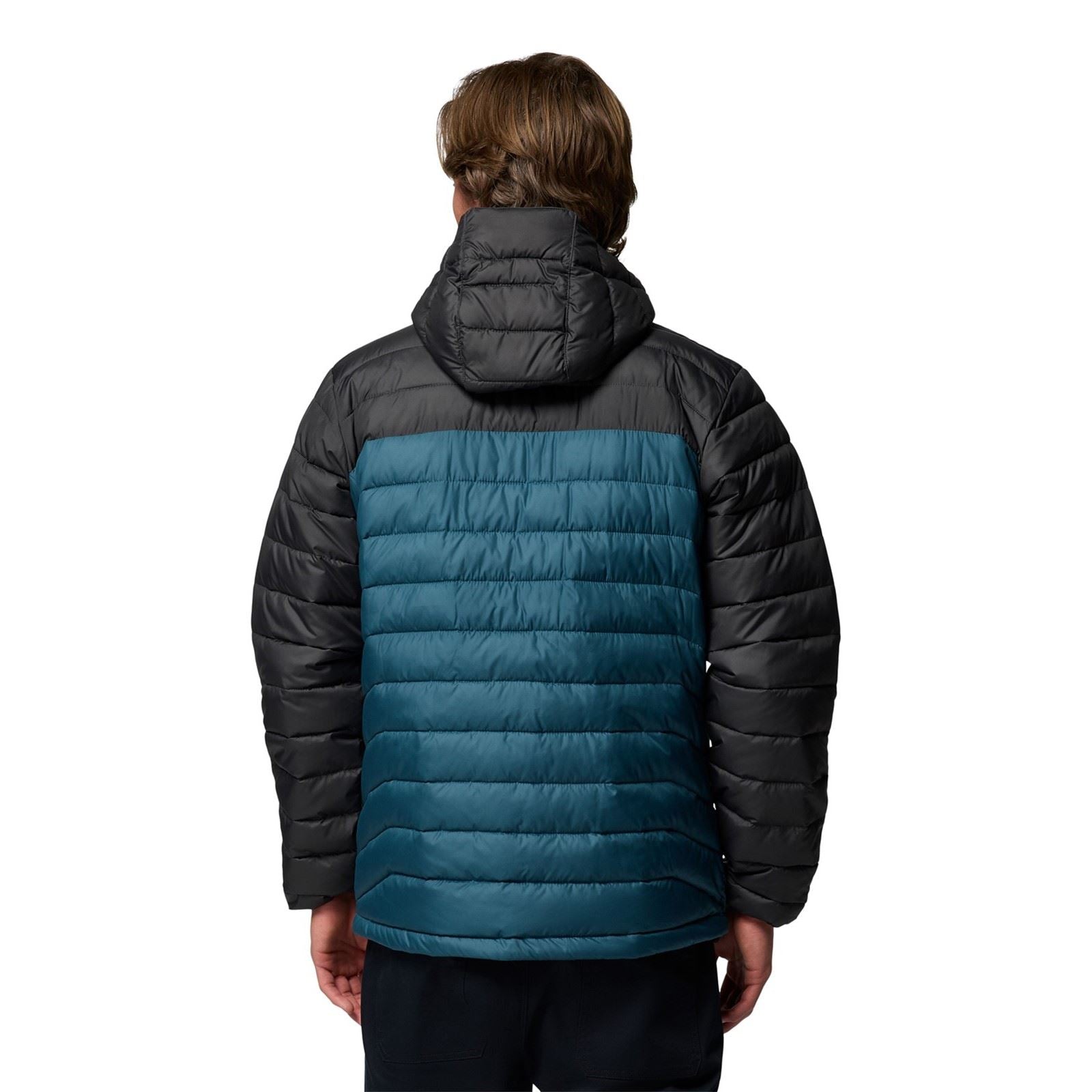 Columbia Powder Lite II Hooded Jacket Herren Blaue Pufferjacke