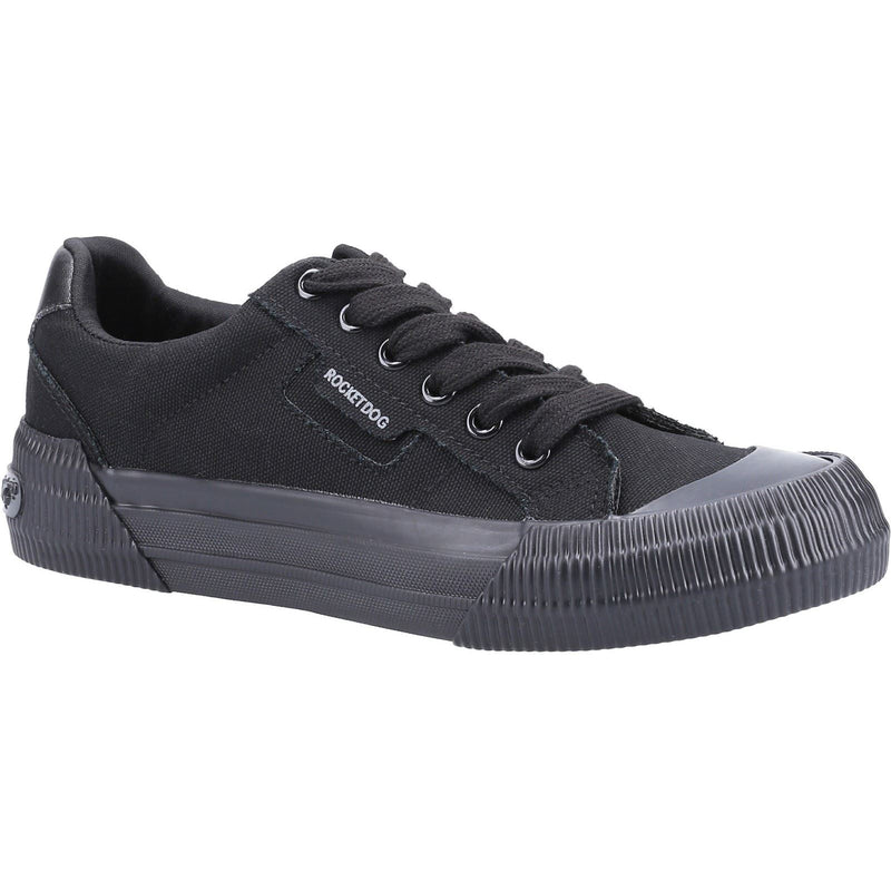 Rocket Dog Cheery Stoff Damen Schwarz Sneakers