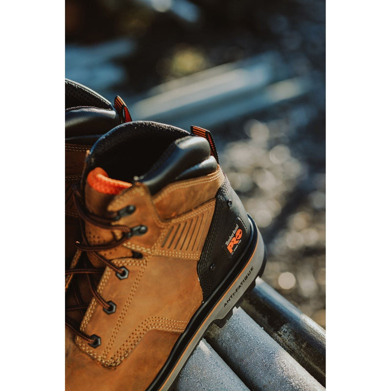 Timberland Pro Ballast Lederbraune Sicherheitsstiefel