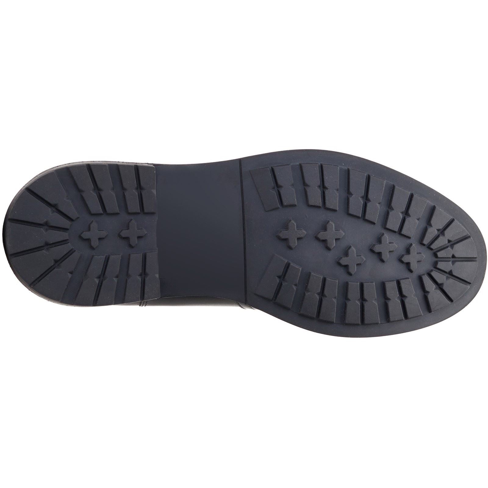 Base London Ivey Leder Herren Schwarze Mokassins