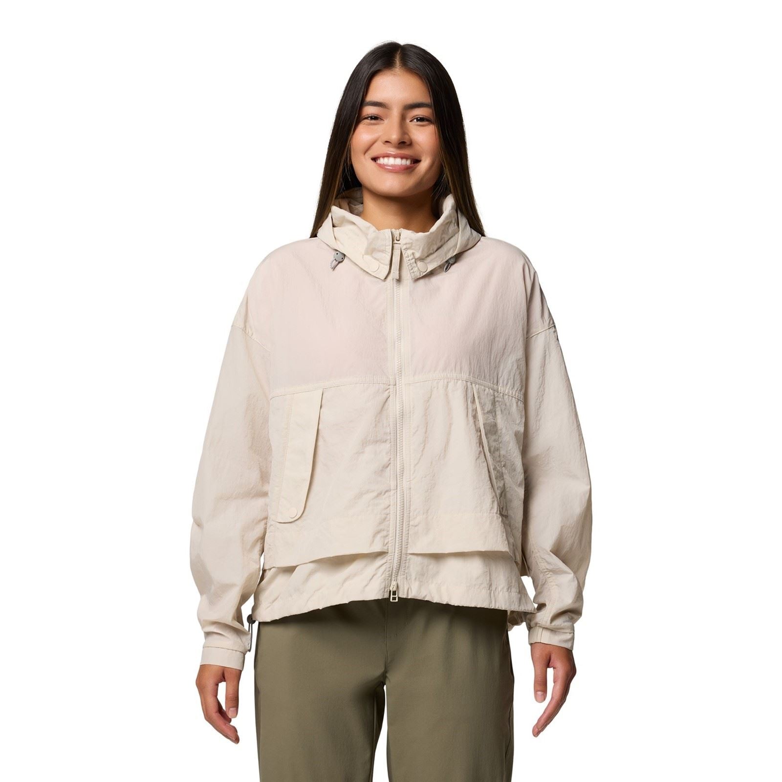 Columbia Paracutie II Damen Braune Windbreaker-Jacken