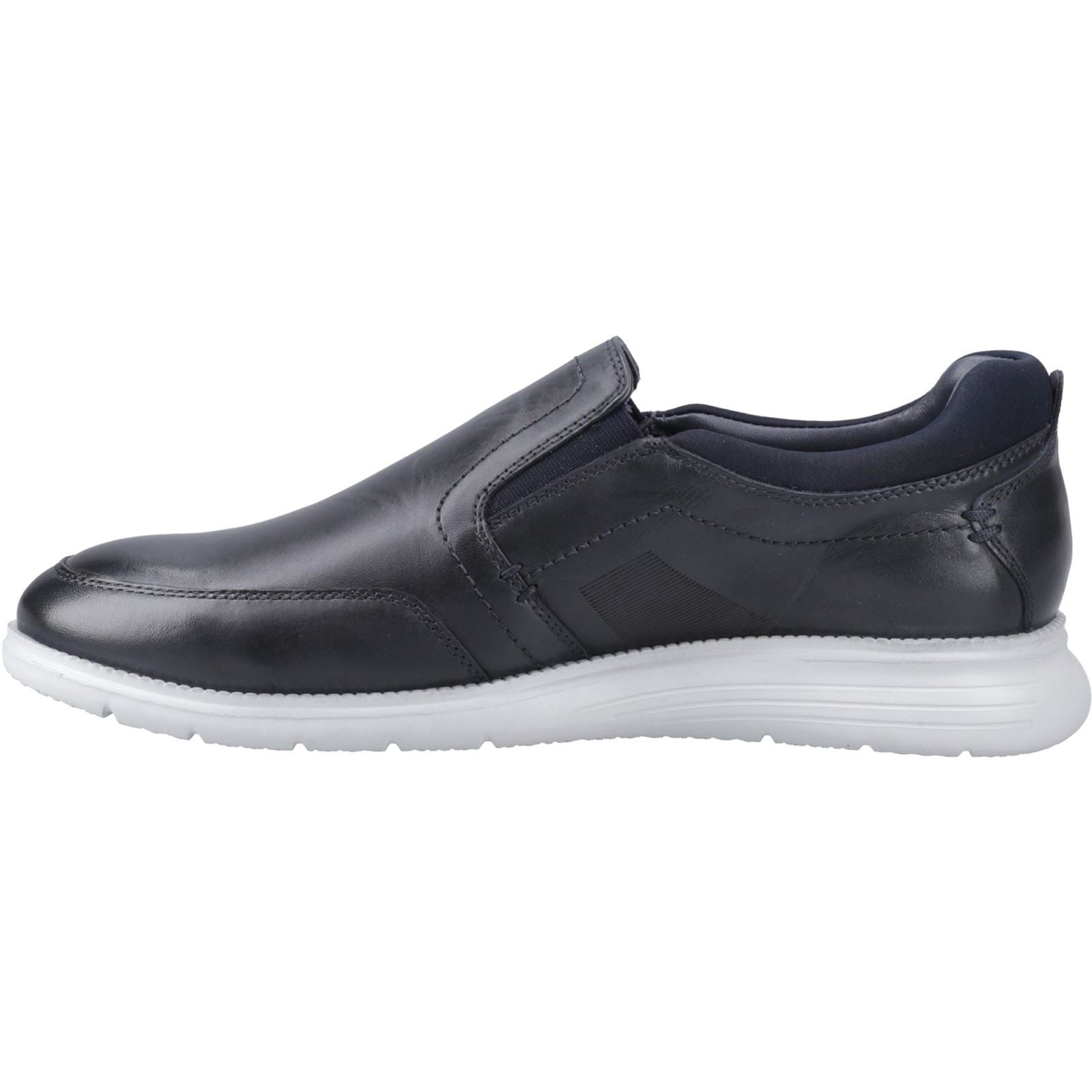 Pod Holden Faux Leder Herren Sneakers In Marineblau