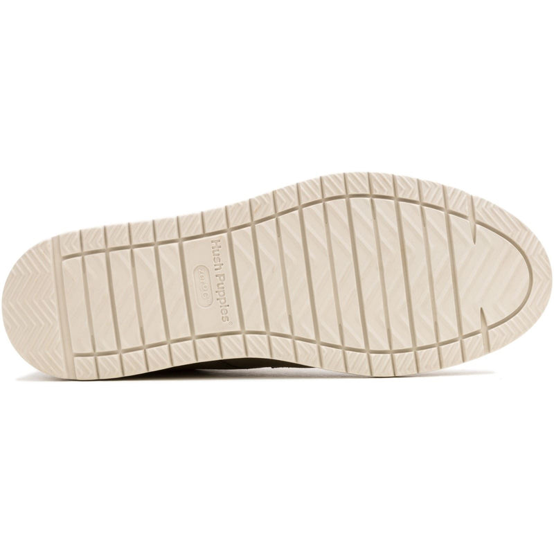 Hush Puppies Jenson Oxford Herren Lederschuhe In Olivgrün Mit Schnürung