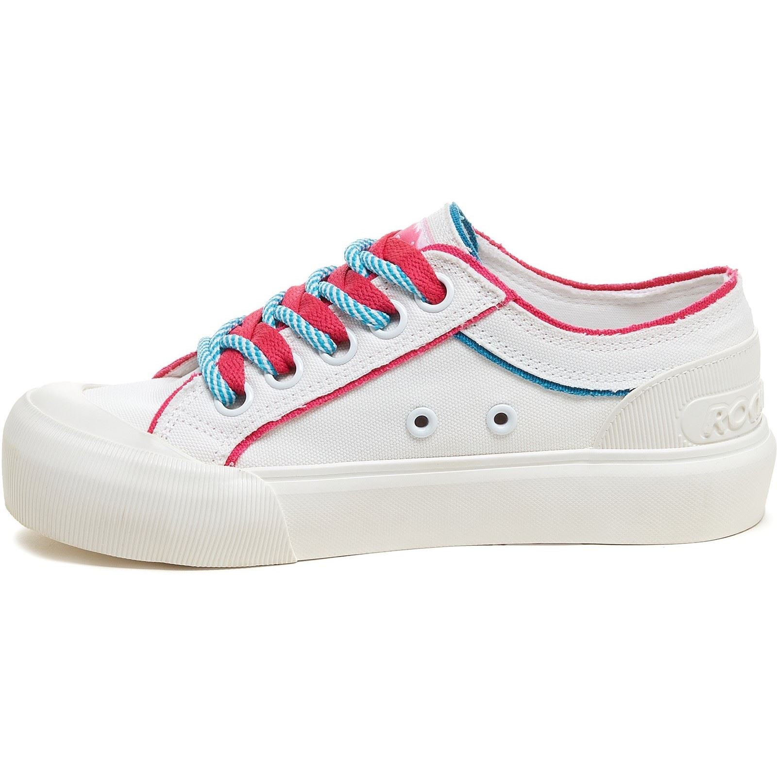 Rocket Dog Jazzin Plus Eighties 12A Baumwollfrauen Sneakers In Weiß
