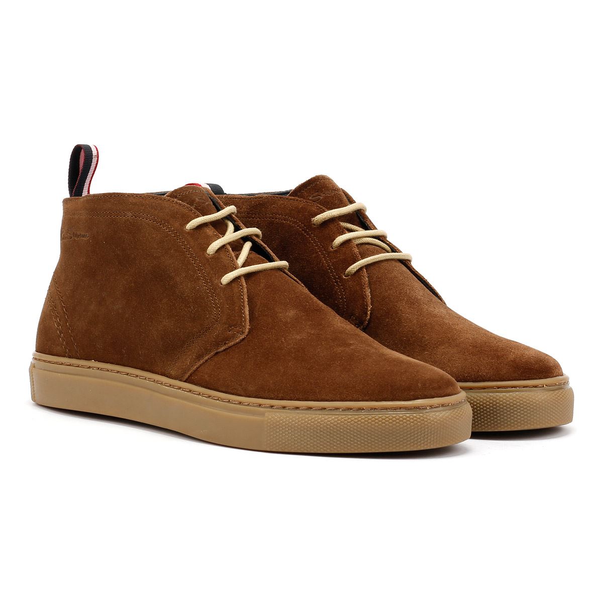 Ben Sherman Parka Herren Stiefel Aus Wildleder In Braun