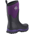Muck Boots Arctic Sport II Mid Damen Stiefel aus Gummi in Schwarz/Acai für den Winter bis zur Mitte der Wade