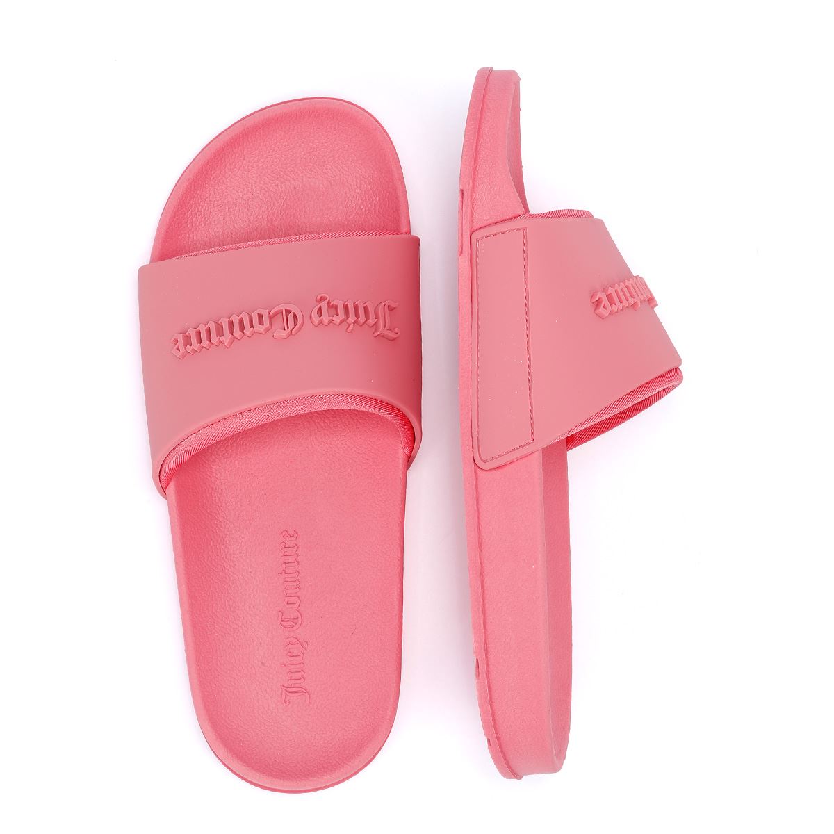 Juicy Couture Breanna Embossed Damen Pink Lemonade Slides