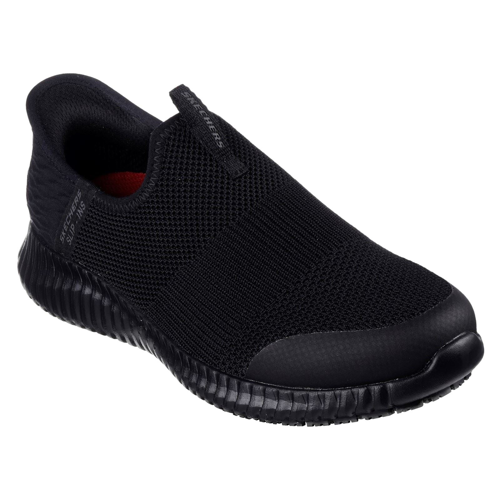 Skechers Workwear Cessnock - Gwynedd Textil Damen Schwarze Sicherheits Sneakers