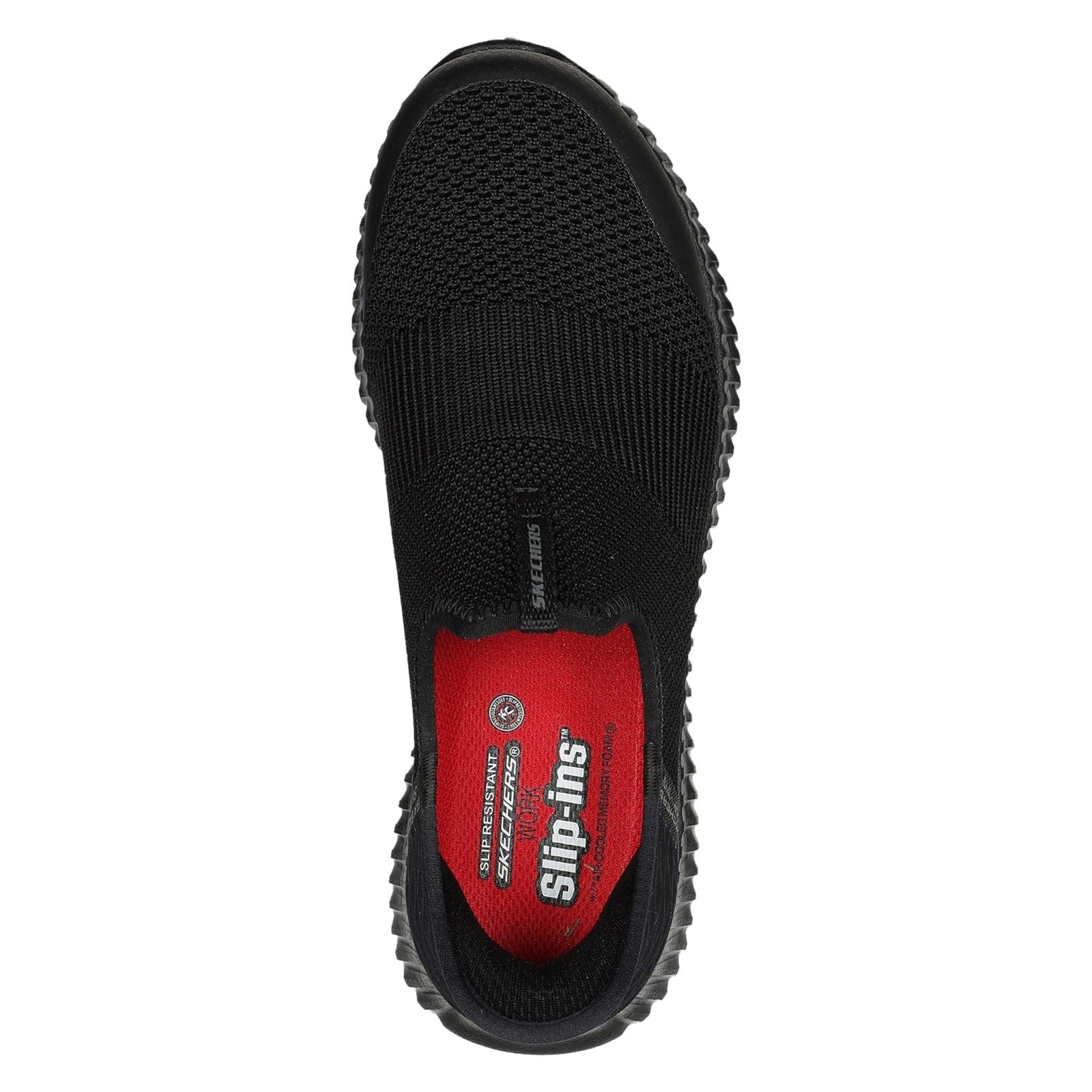 Skechers Workwear Cessnock - Gwynedd Textil Damen Schwarze Sicherheits Sneakers