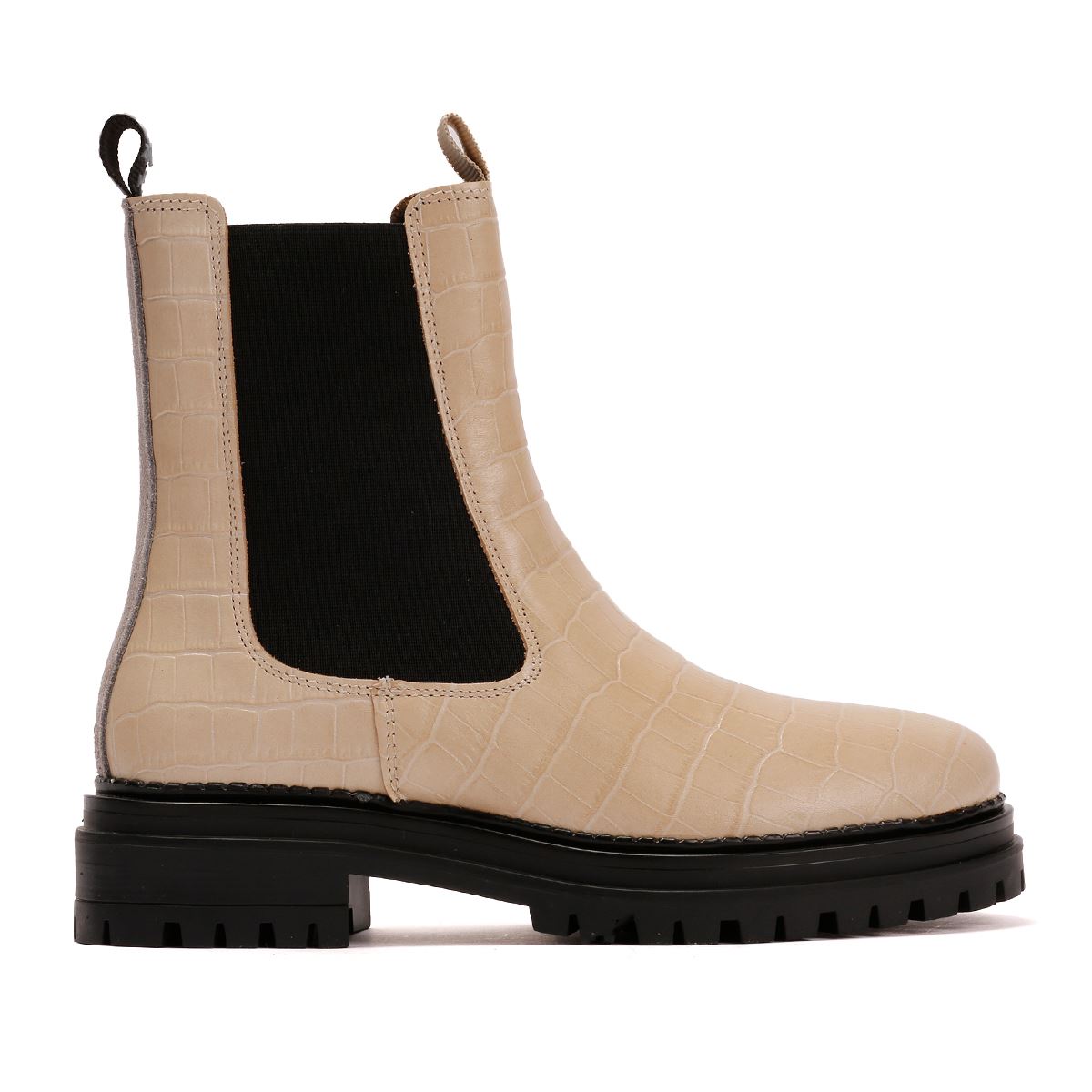 Osprey London The Huckleberry Leder Damen Weiße Stiefel