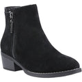 Hush Puppies Ingrid Damen Wildleder Schwarze Farbe Stiefeletten mit Absatz