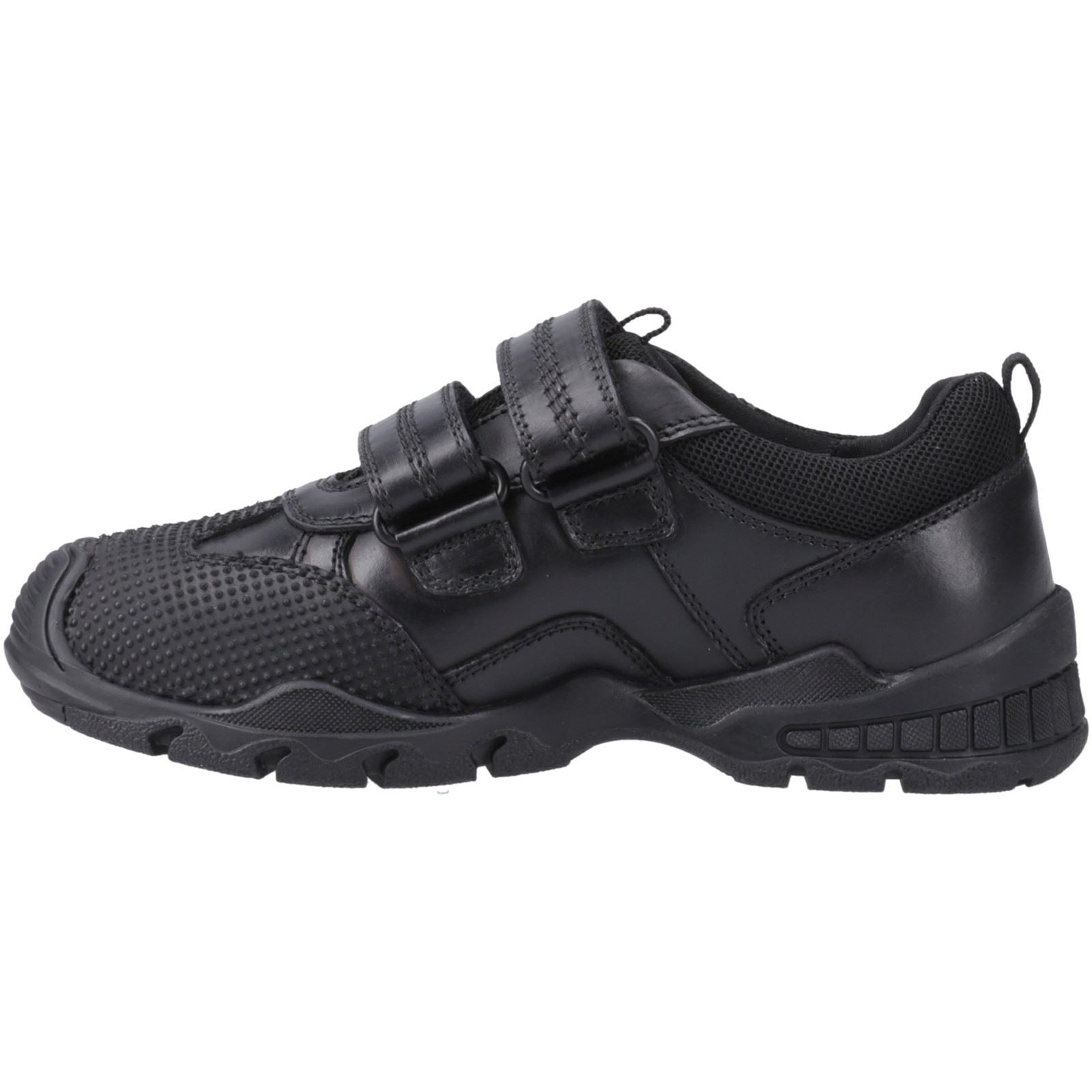 Hush Puppies Tristen Lederslipper In Schwarz Für Jungen