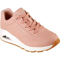 Skechers Uno Stand On Air Synthetik Damen Sneaker In Rosa