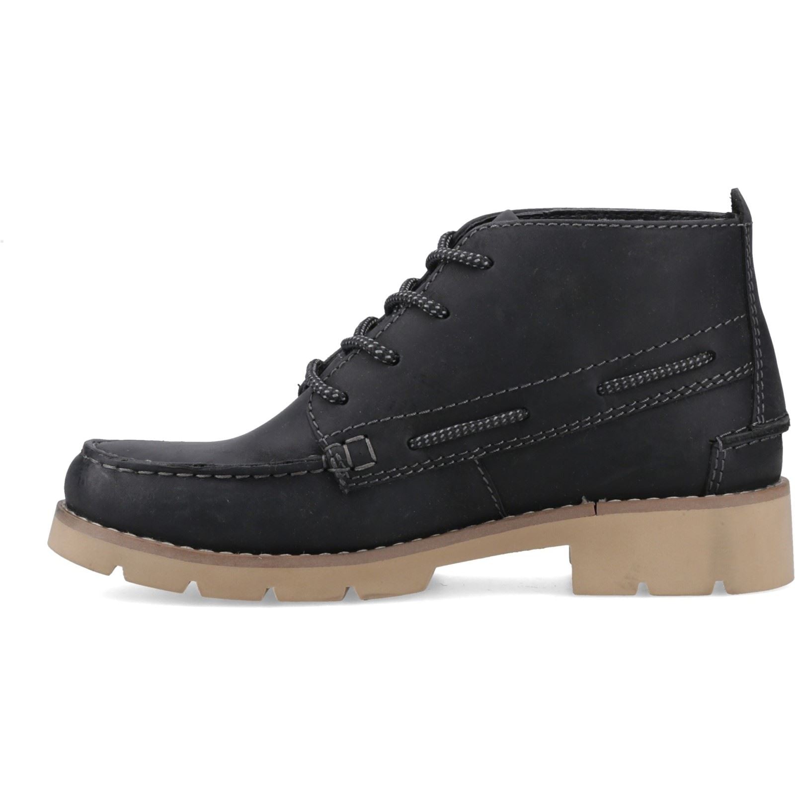 Sperry Savanna Leder Damen Schwarze Stiefel