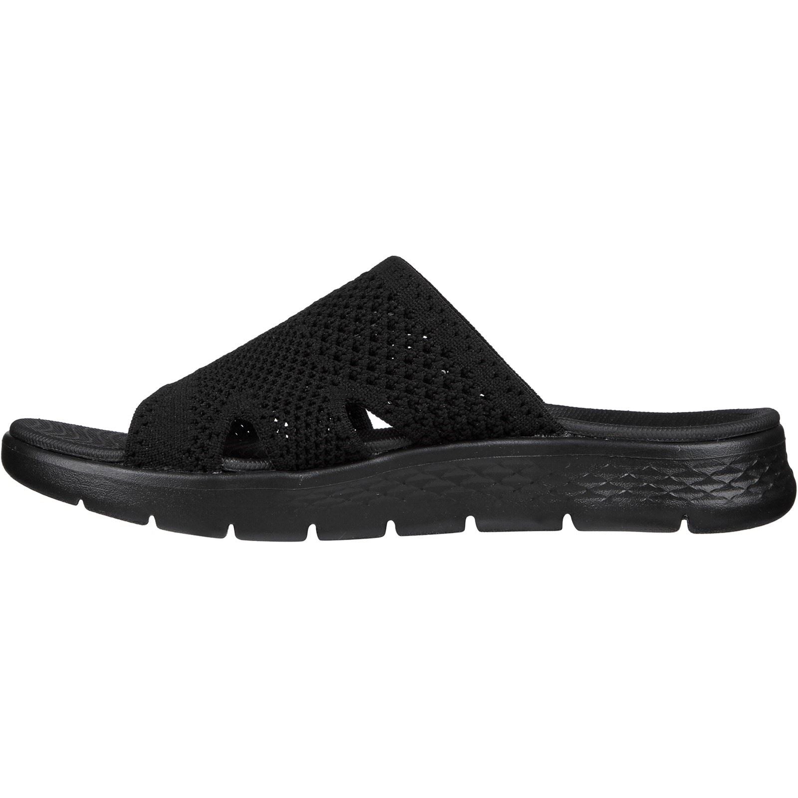 Skechers GO WALK Flex Elation Synthetik Damen Schwarz Sandalen