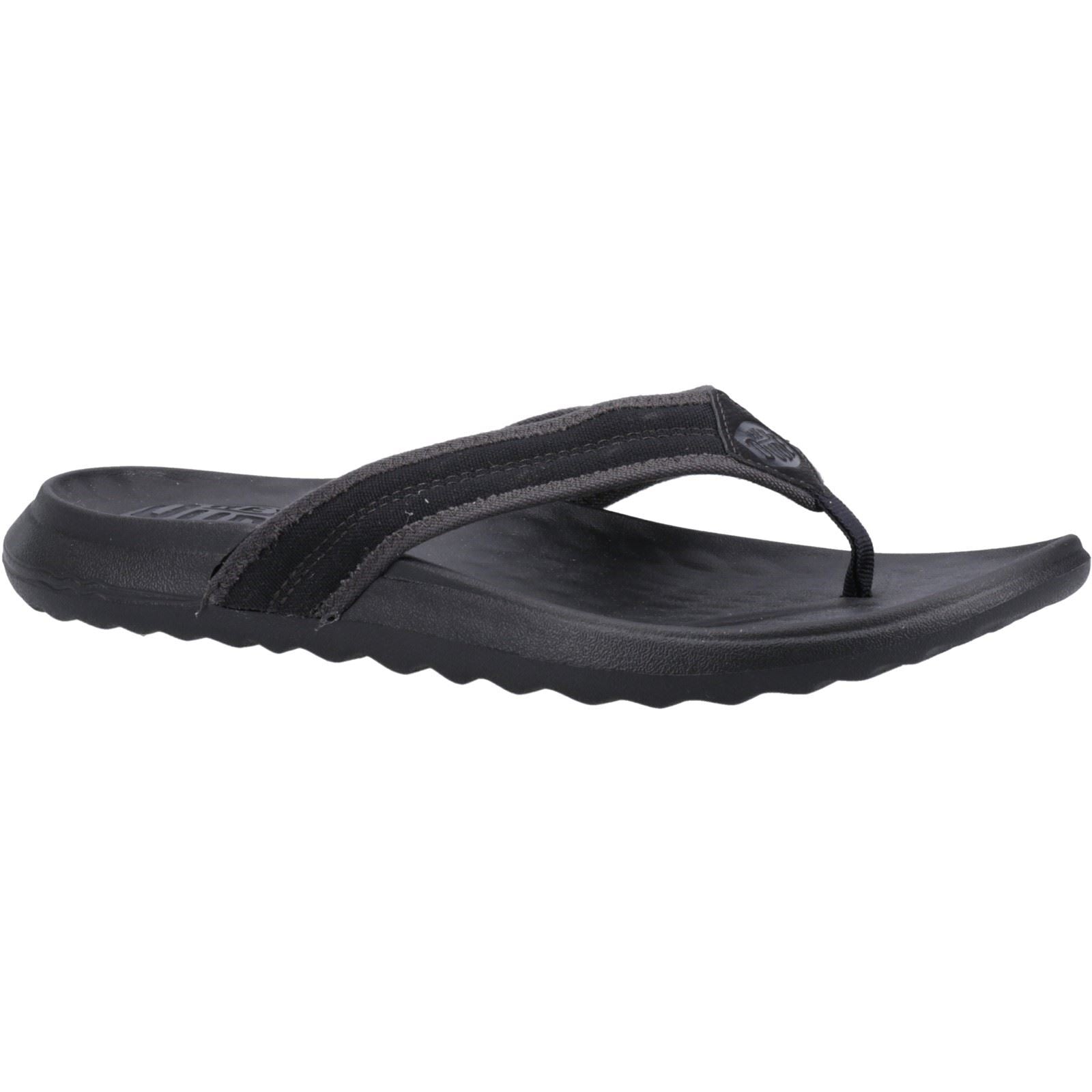 HEYDUDE Myers Flip Sport Mode Herren Schwarze Sandalen