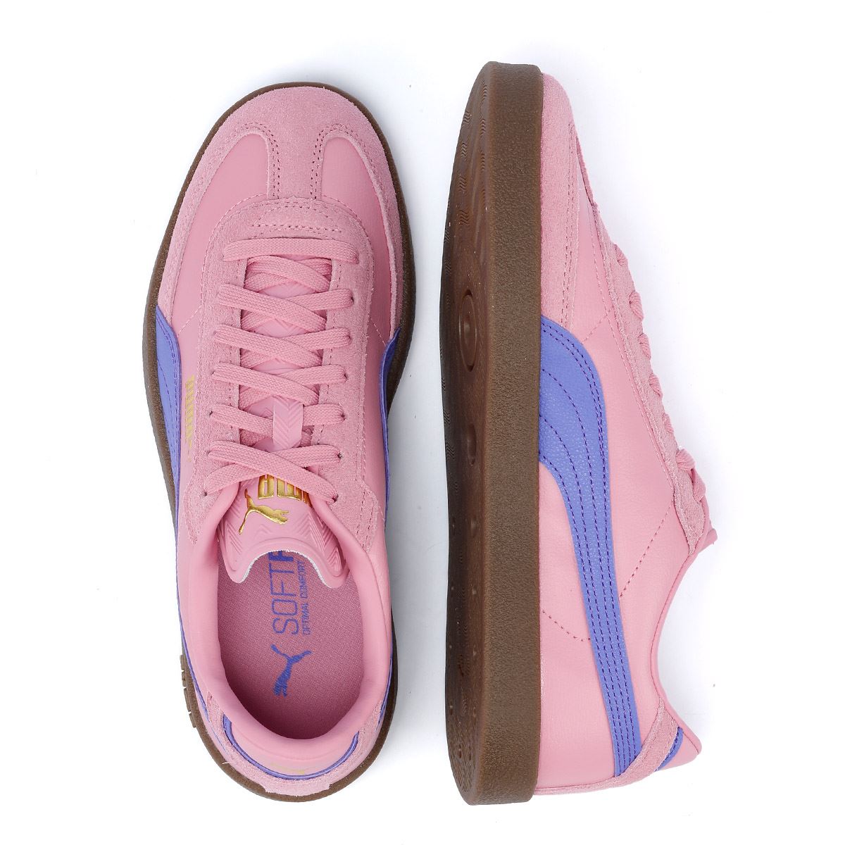 Puma Club II Era Damen Rosa/Lila Wildleder Turnschuhe