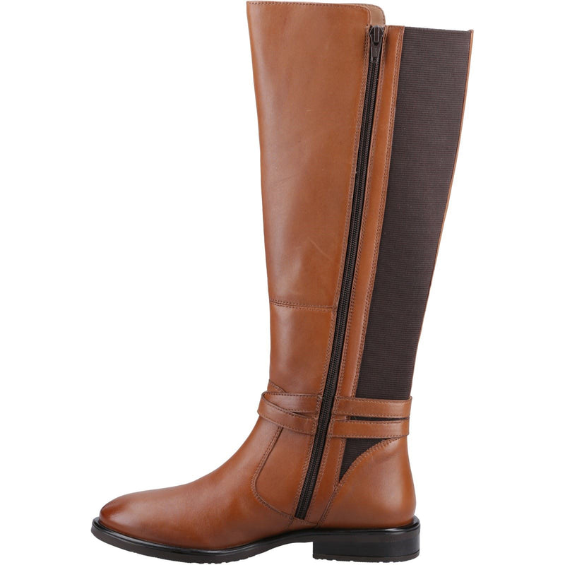 Hush Puppies Victoria Leder Damen Tan Stiefel