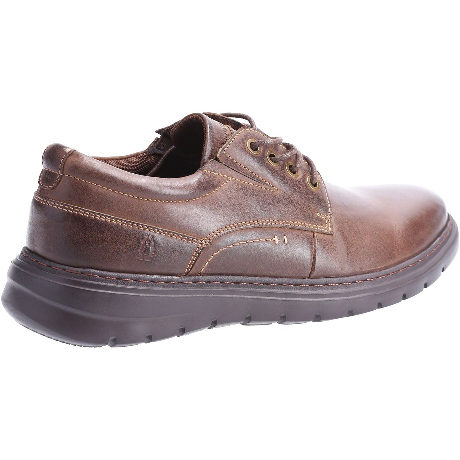 Hush Puppies TRITON LACE UP Herren Schnürschuhe Aus Braunem Leder