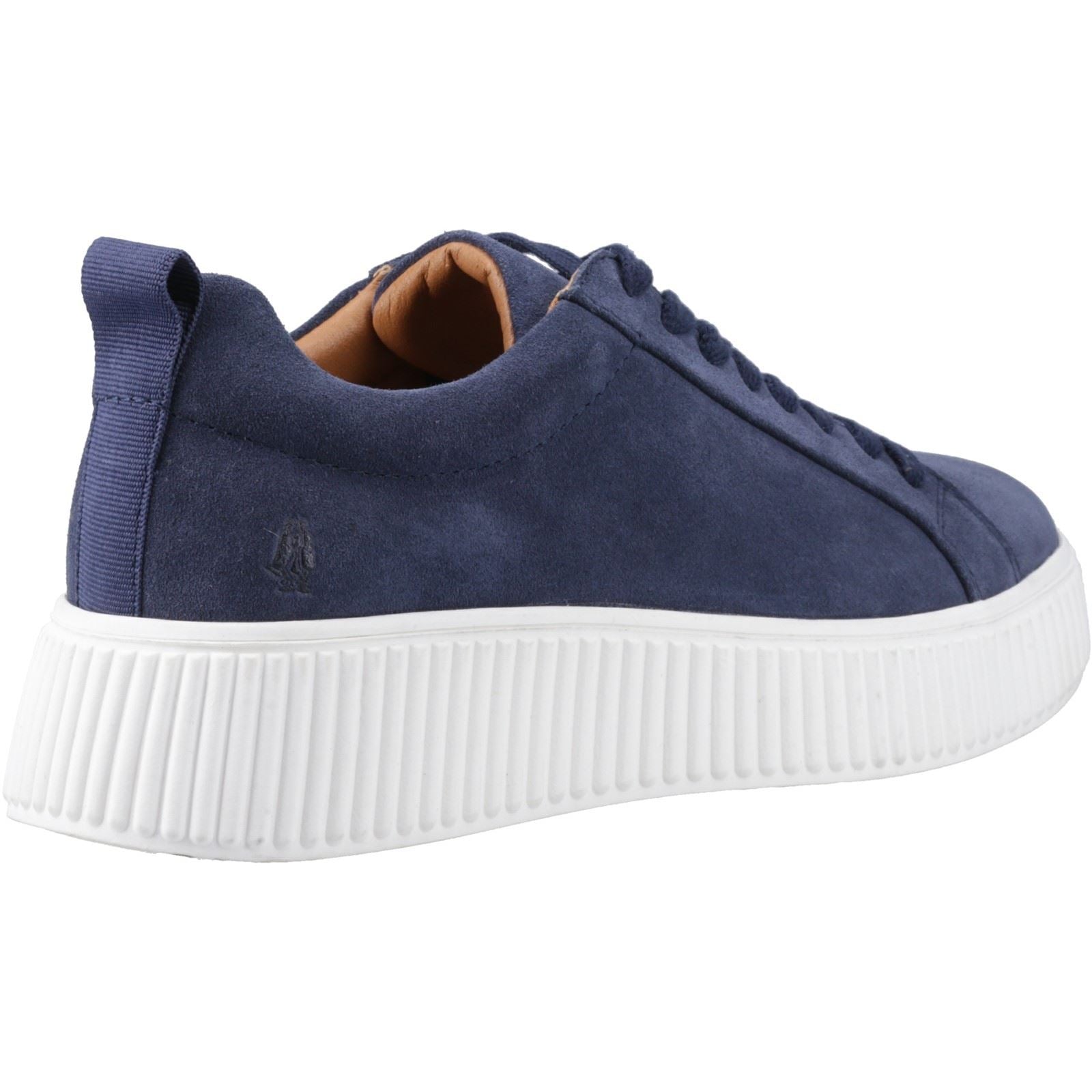 Hush Puppies Harlow Suede Damen Sneaker aus Wildleder in Indigoblau