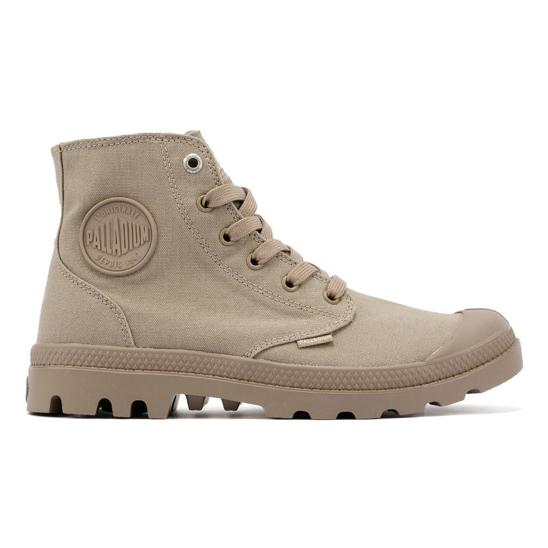 Palladium Pampa Hi Mono Chrome Canvas Herren Khaki Stiefel