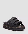 Dr. Martens Raine Athena Damen Schwarze Farbe Lederschlappen