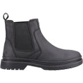 Hush Puppies Jamie Herren Stiefel aus schwarzem Leder