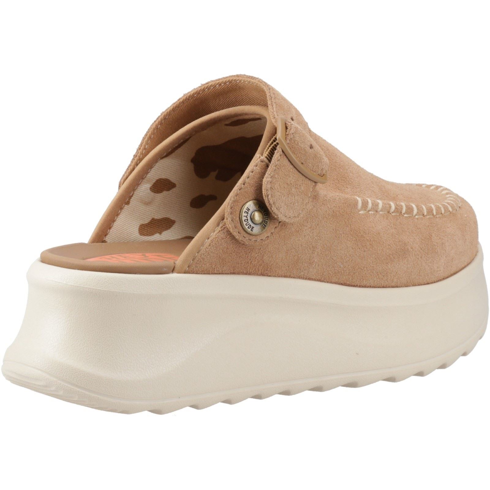 HEYDUDE Delray Wildleder Damen Clogs in Tan