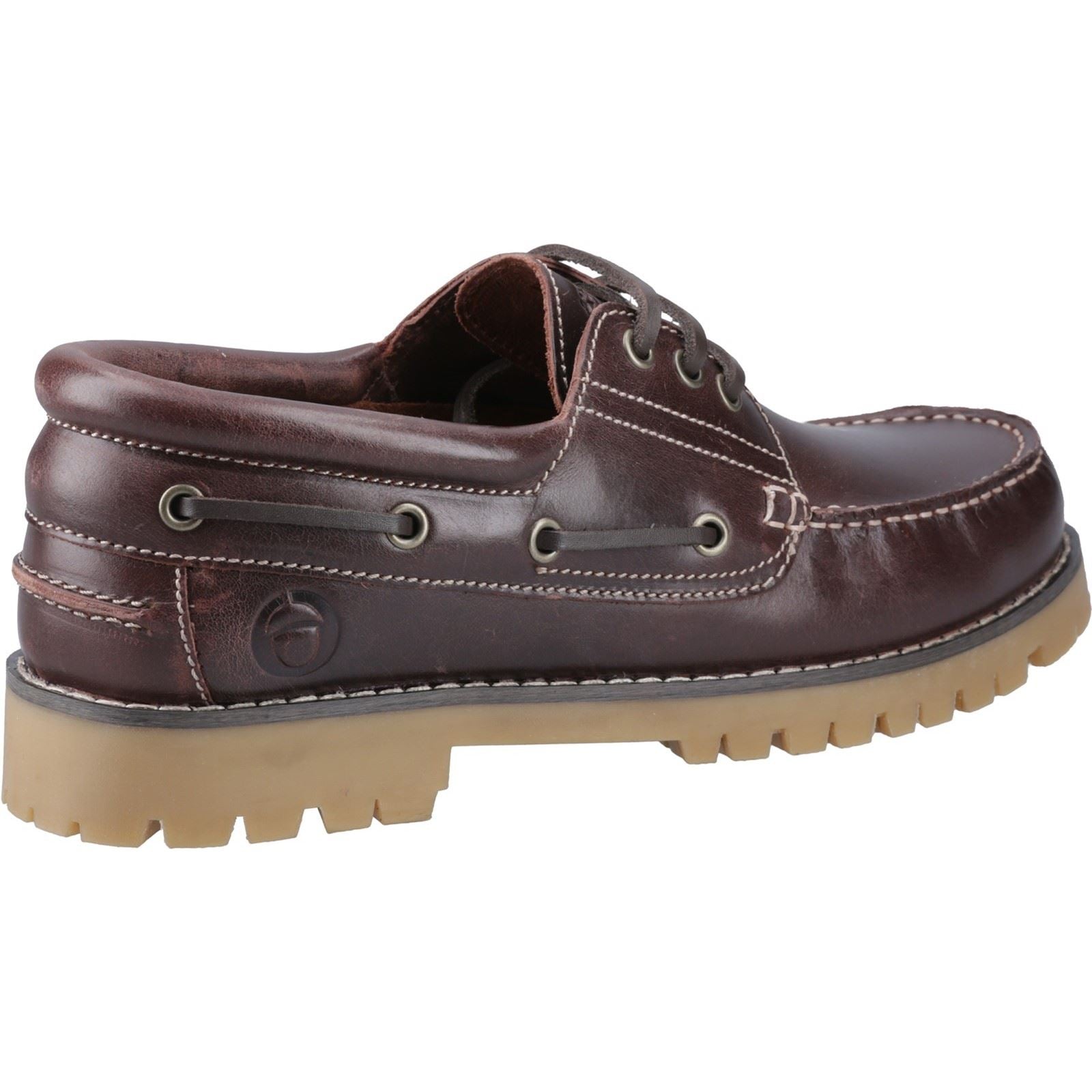 Cotswold Inglecote Herren Bootsschuhe Aus Braunem Leder