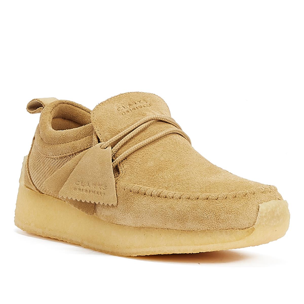 Clarks Originals Maycliffe Wildleder Dunkelsand Herren Schnürschuhe In Braun