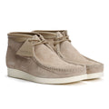 Clarks Originals Wallabee Combi Wildleder Herren Stiefel In Grau