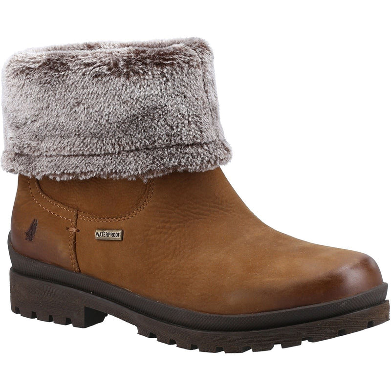 Hush Puppies Alice Leder Damen Kamelstiefel