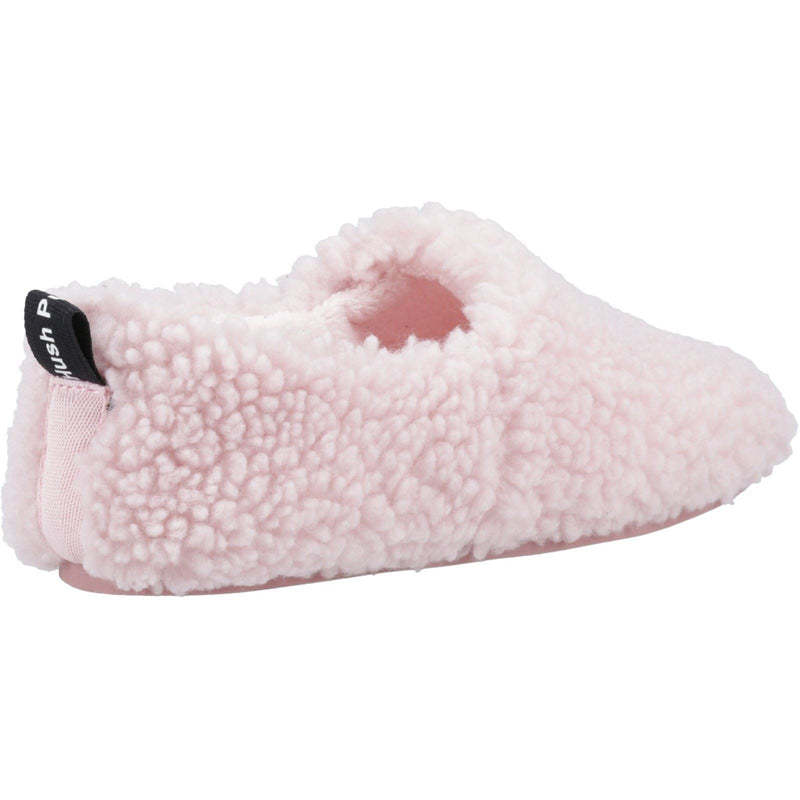 Hush Puppies Emily Faux Fur Damen Blush Hausschuhe