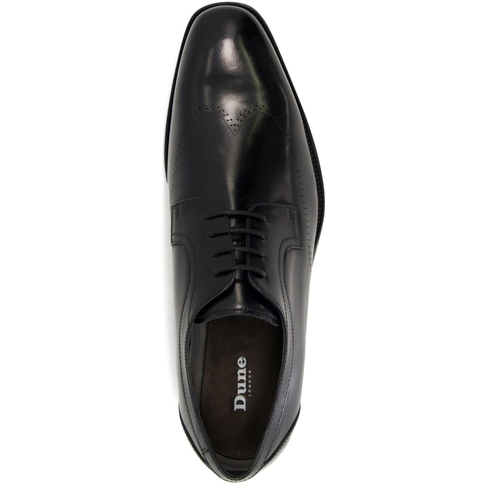 Dune Sheath Leder-Herrenschuhe In Schwarz-Oxford-Stil